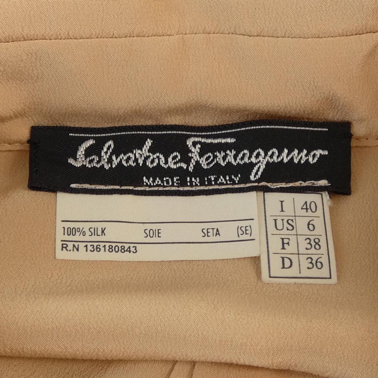 【ヴィンテージ】サルヴァトーレフェラガモ SALVATORE FERRAGAMO シャツ