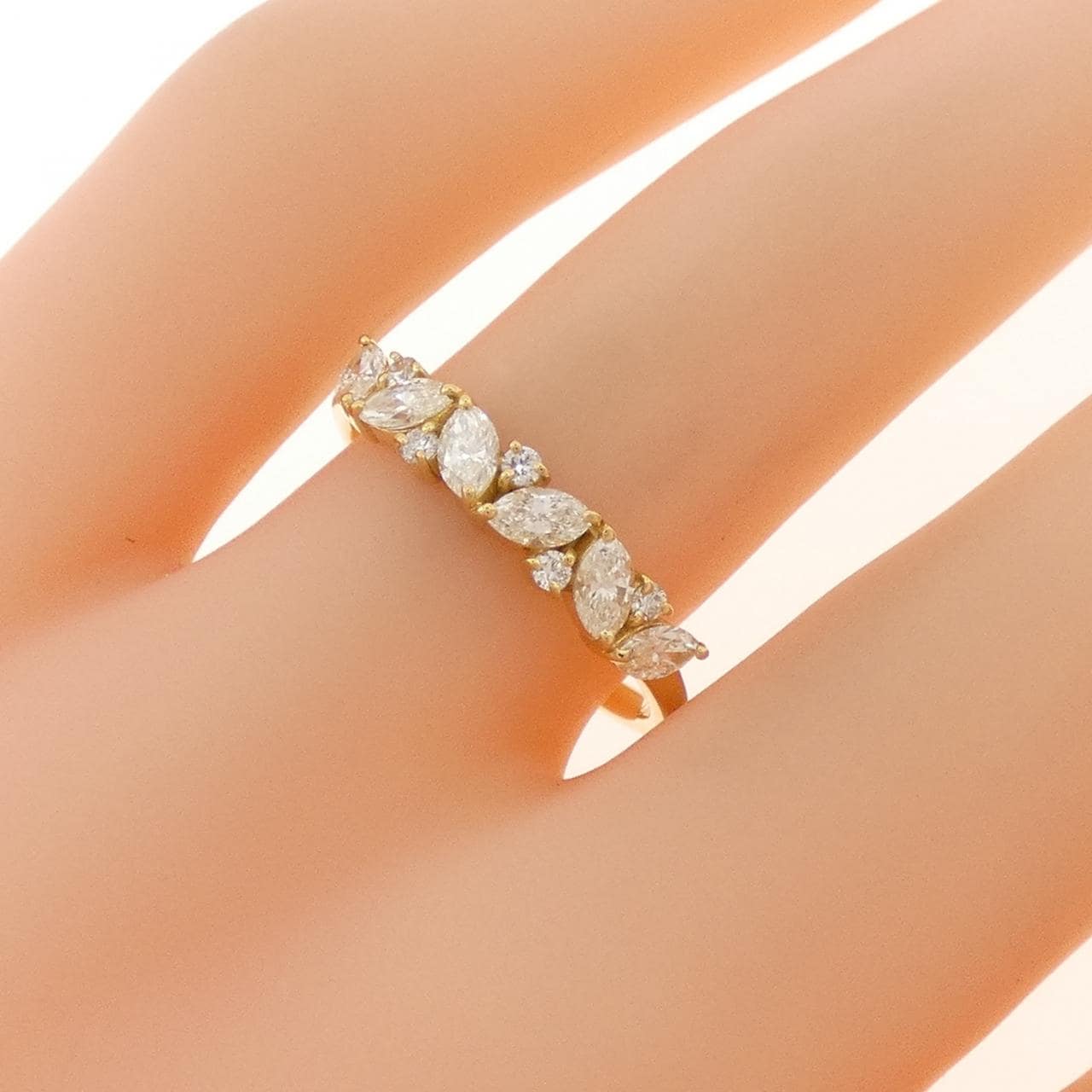 K18YG ダイヤモンド リング 0.55CT