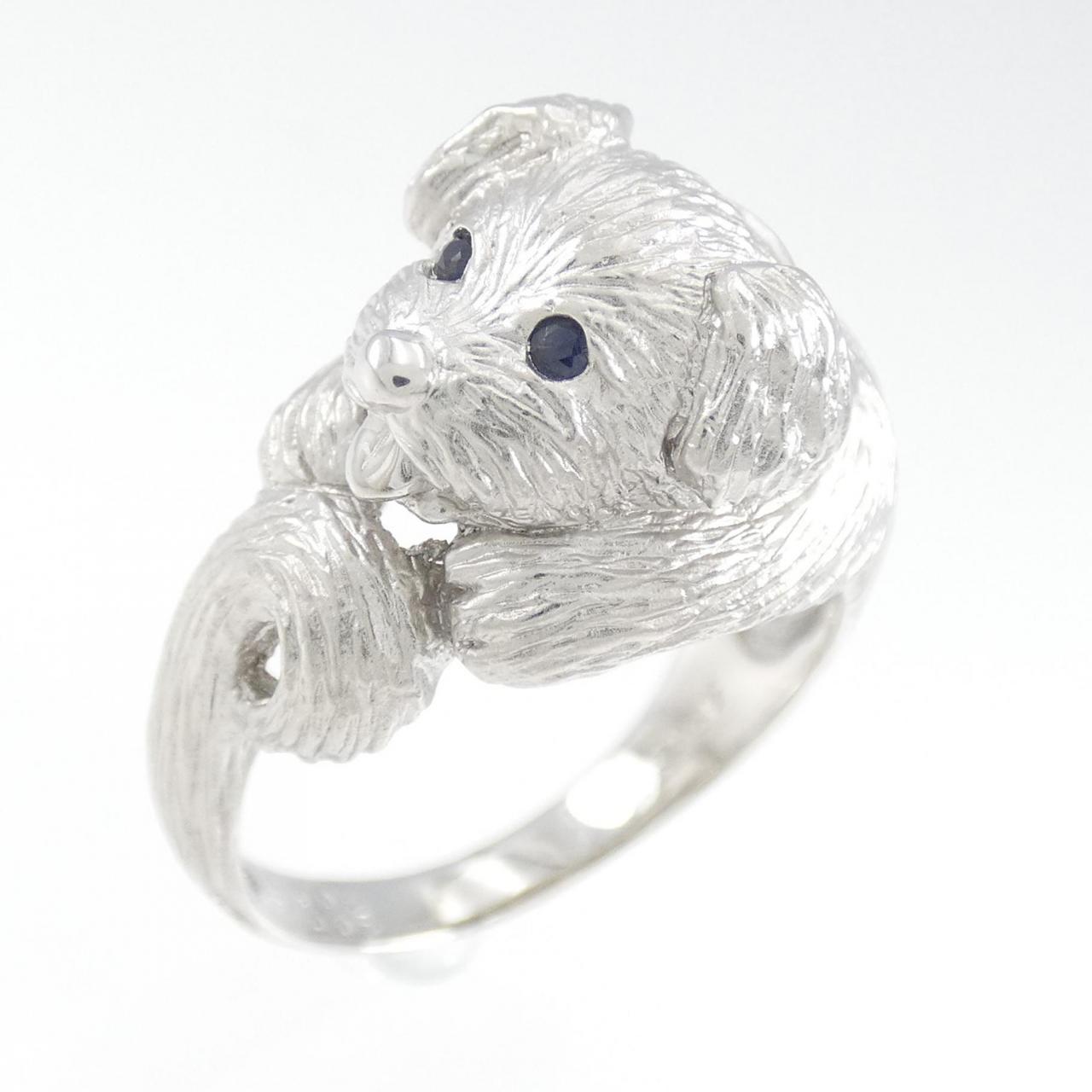 K18WG ドッグ ルビー リング 0.08CT | www.bonitaexclusive.com