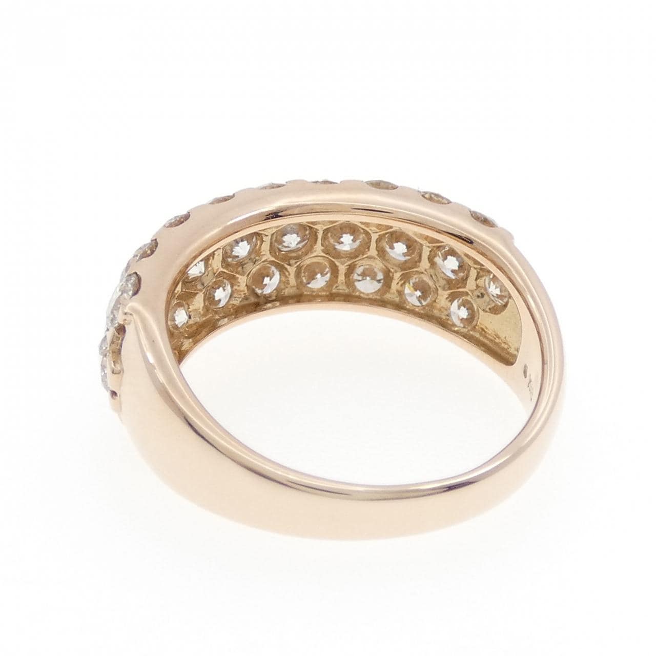 K18PG ダイヤモンド リング 2.50CT
