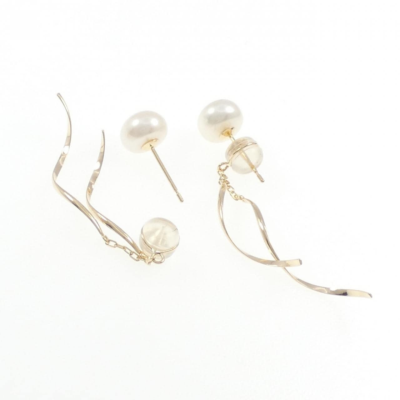 K10YG/K18YG 淡水パール ピアス