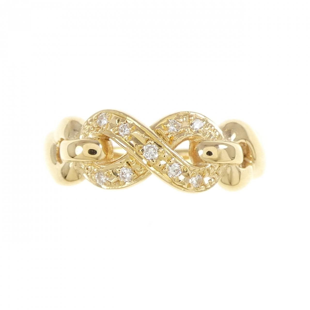 K18YG ダイヤモンド リング 0.05CT