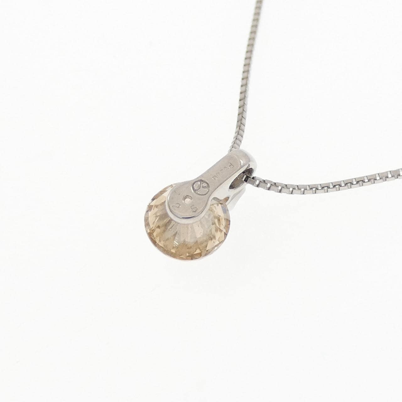 PT900/PT850 ソリティア ダイヤモンド ネックレス 1.25CT