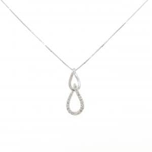 K10WG ダイヤモンド ネックレス 0.10CT