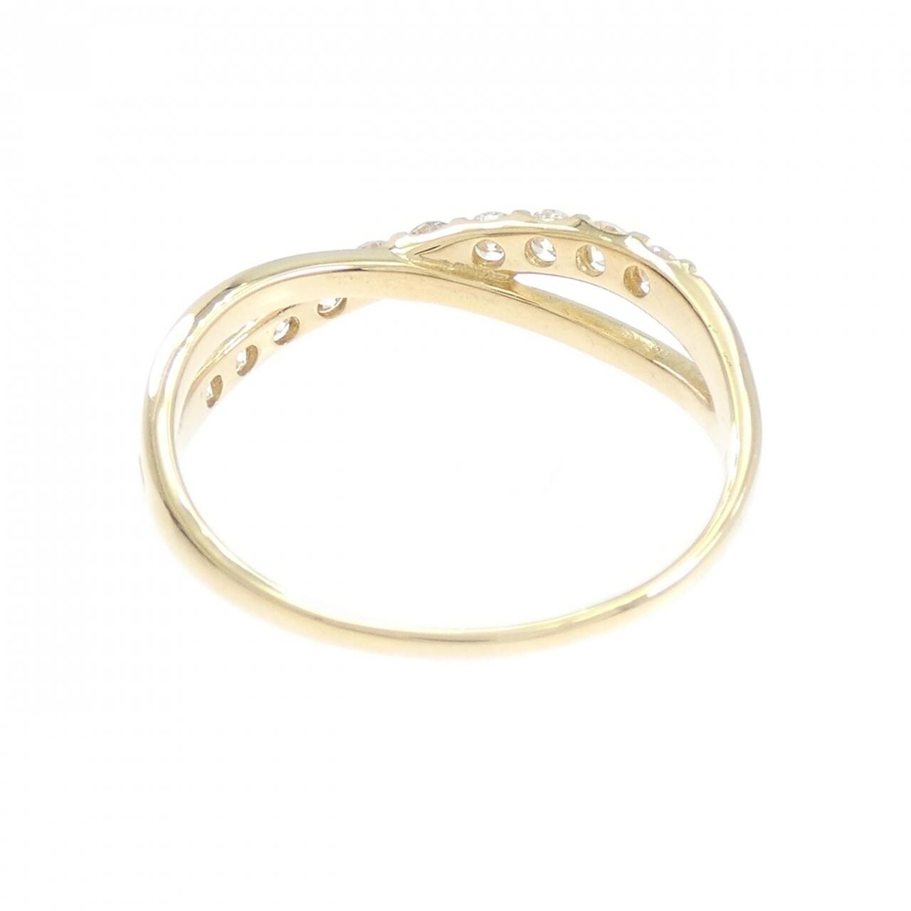 【リメイク】K18YG ダイヤモンド リング 0.30CT