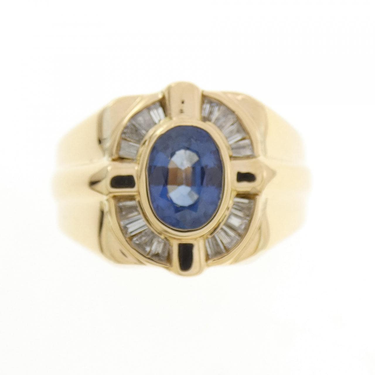 K18YG サファイヤ リング 1.27CT