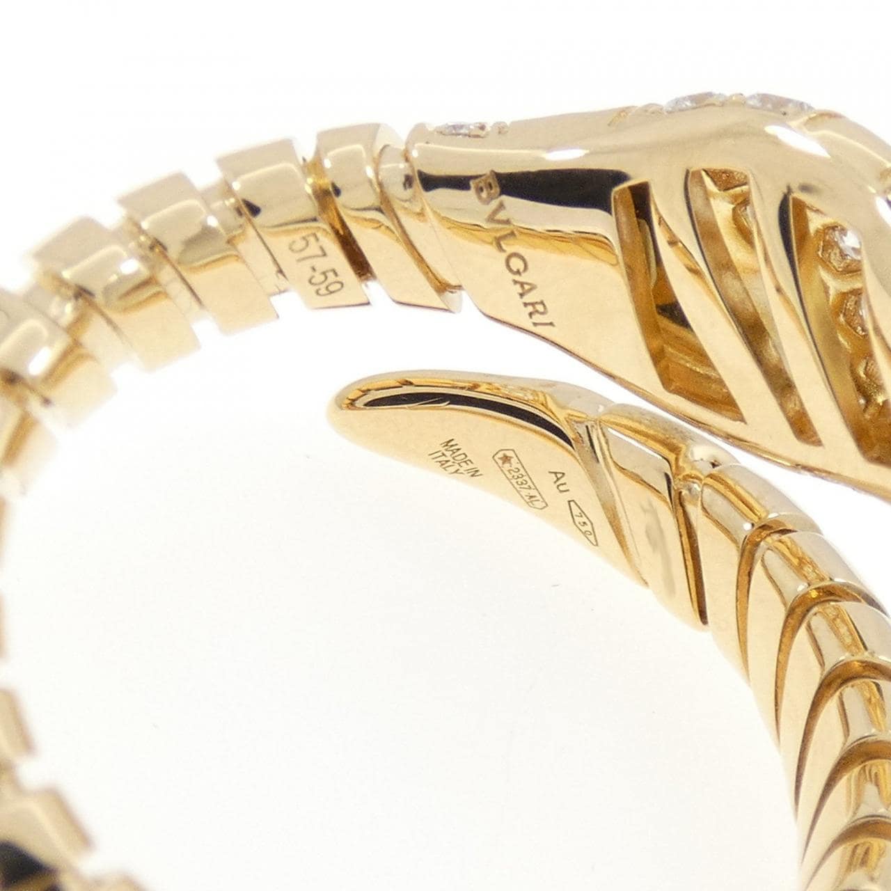 ブルガリ セルペンティ トゥボガス リング