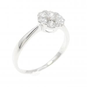 750WG ダイヤモンド リング 0.42CT