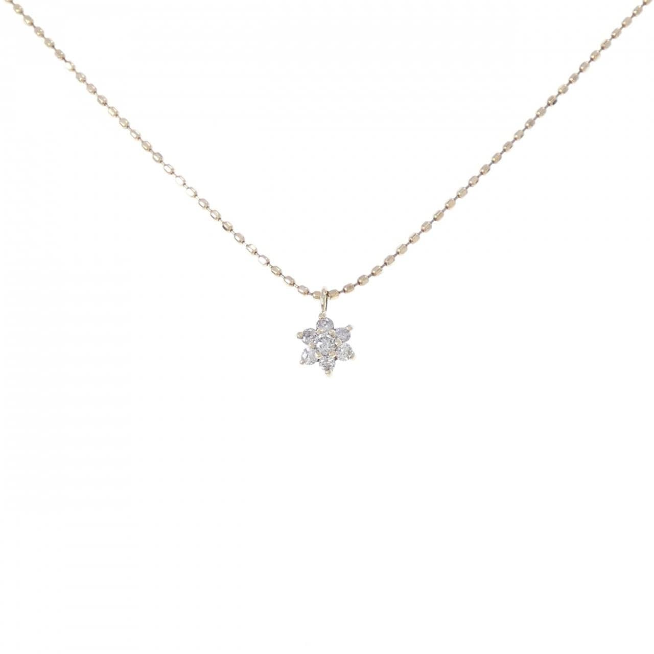 アガット ダイヤモンド ネックレス 0.08CT