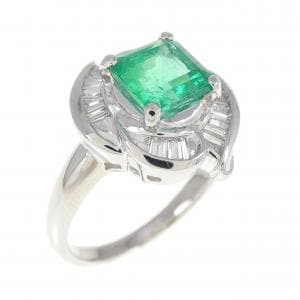 PT エメラルド リング 1.379CT