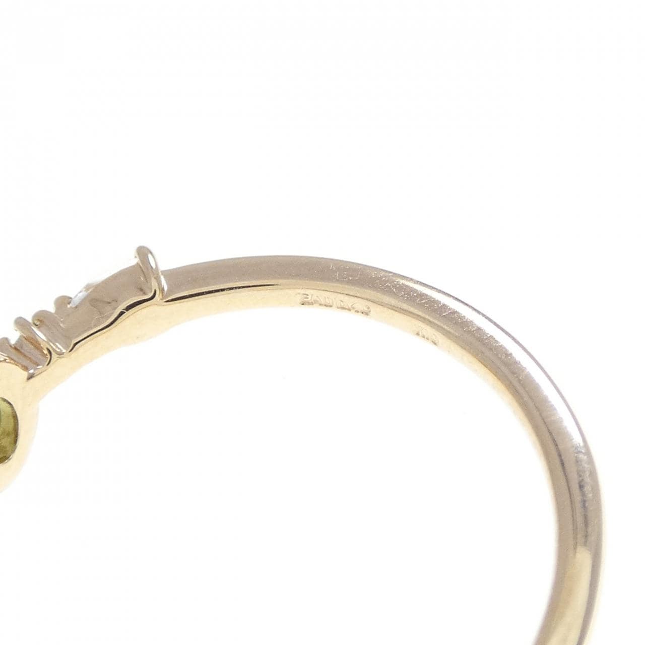 4゜C カラーストーン リング