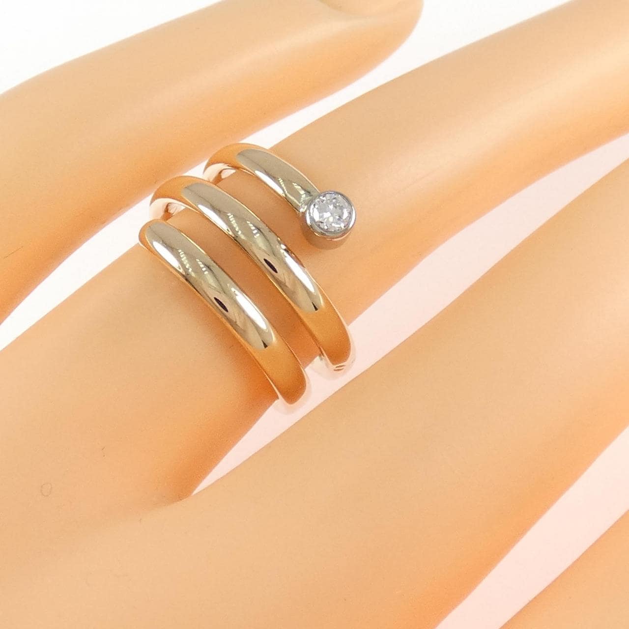 585PG ダイヤモンド リング 0.08CT