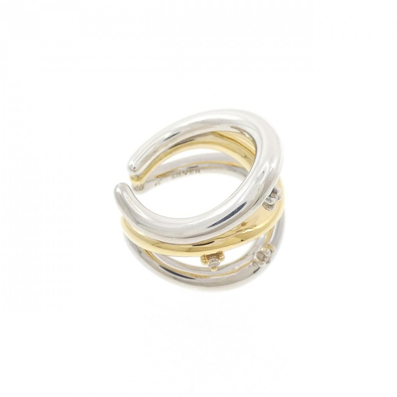 4゜C  シルバー イヤーカフ 片耳