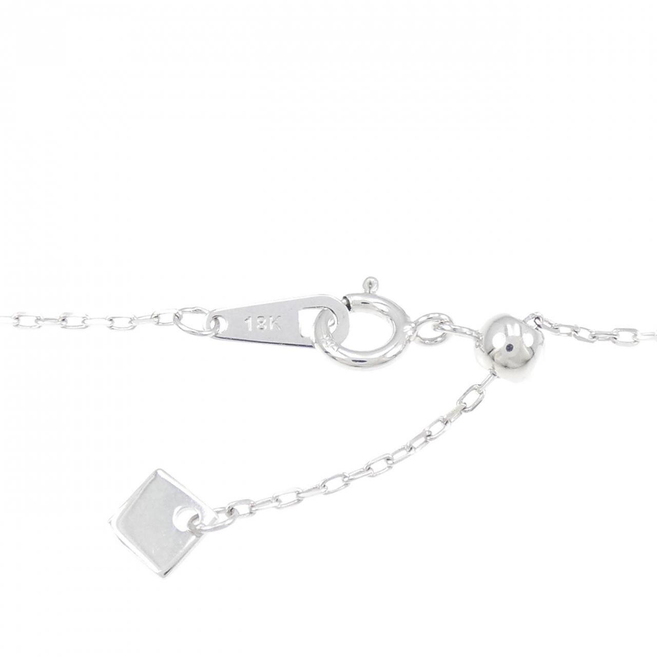 【新品】18KWG ダイヤモンド ネックレス 0.48CT