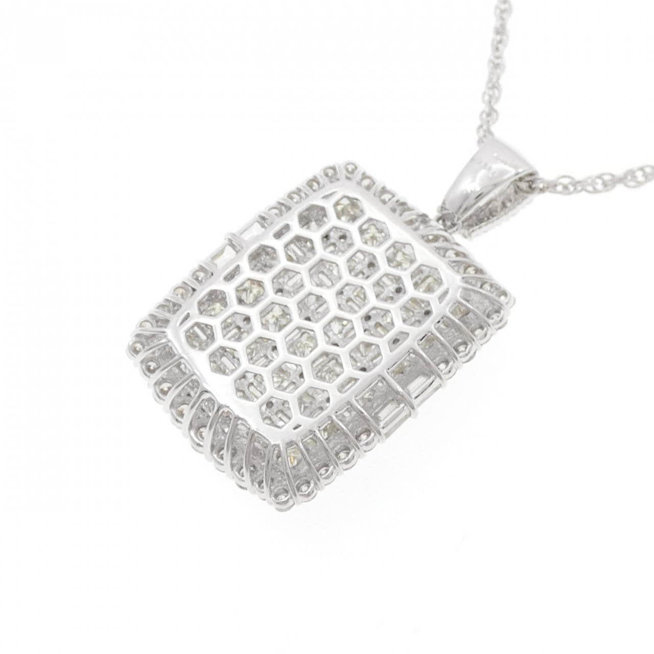 【新品】PT900/PT850 ダイヤモンド ネックレス 5.00CT