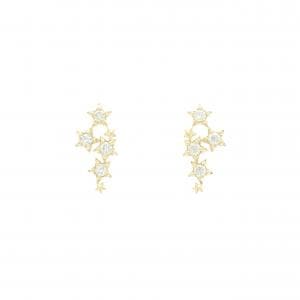 【リメイク】K18YG スター ダイヤモンド ピアス 0.20CT