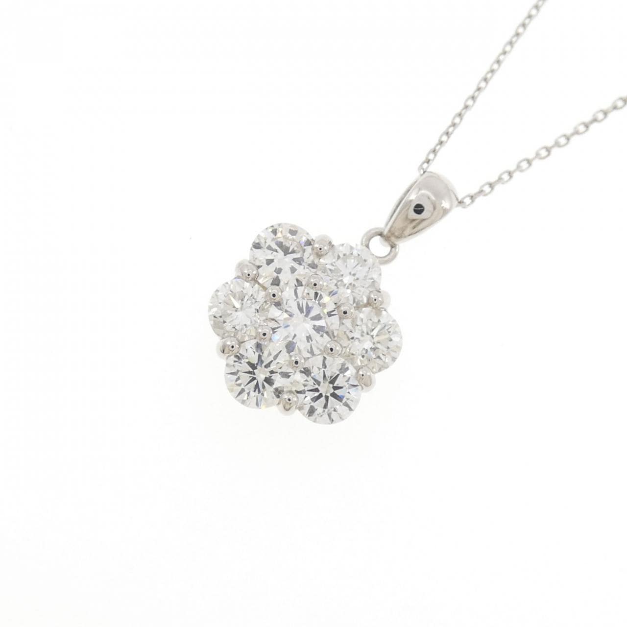 PT900/PT850 ダイヤモンド ネックレス 2.00CT