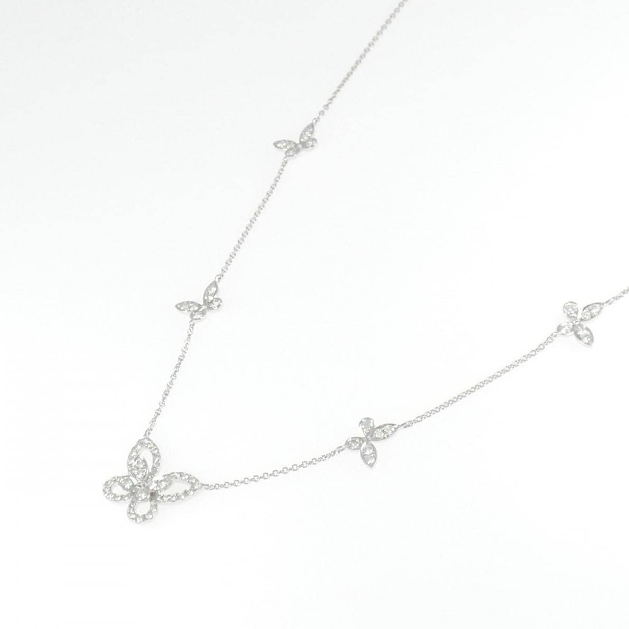 グラフ ミニ バタフライ シルエット ネックレス