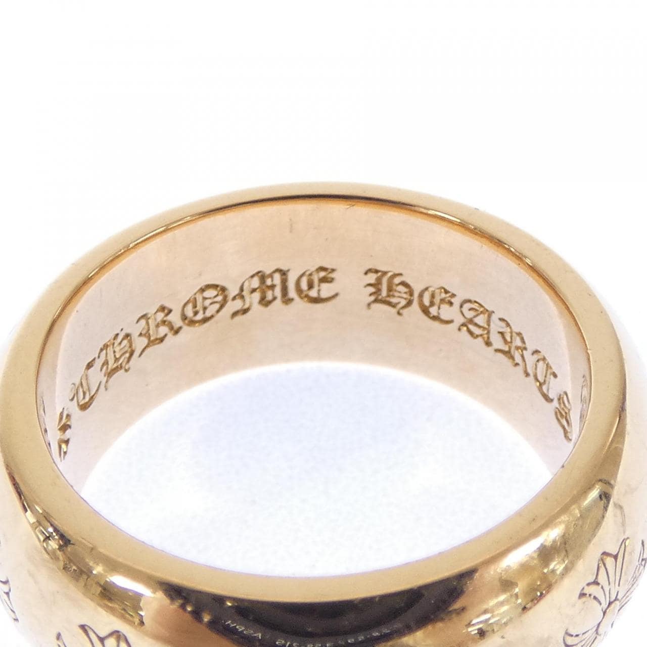 クロムハーツ CHROME HEARTS RND 10MM  GLD CH PLUS 207148352GLDXXXH61 RING