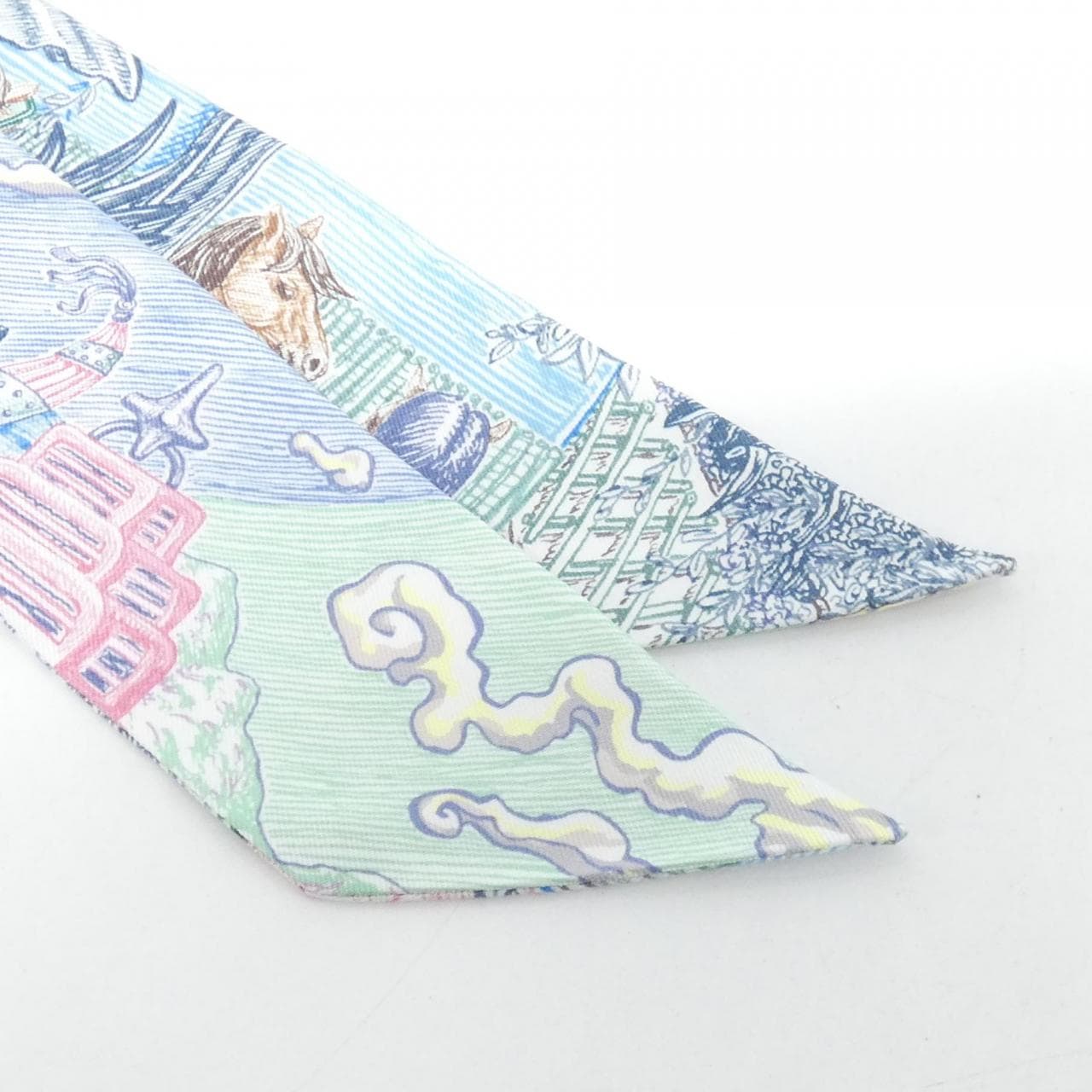 【未使用品】エルメス CITY OF LIGHT ツイリー 064103S スカーフ