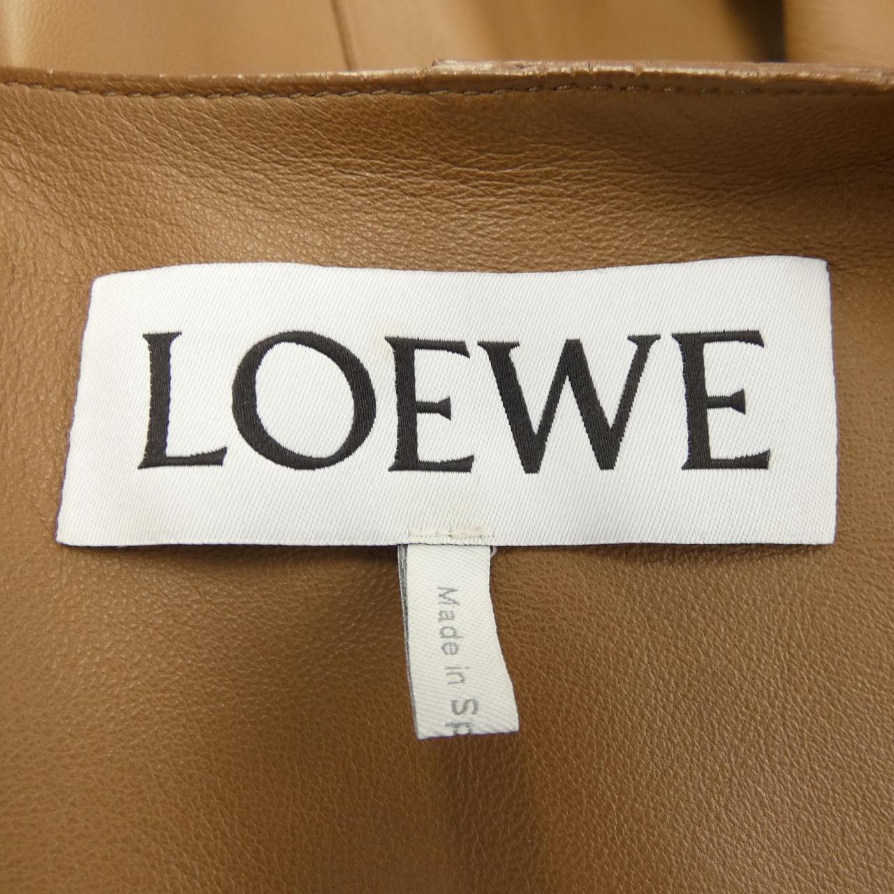ロエベ LOEWE S359336XBS レザーコート