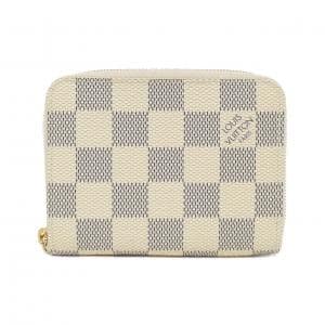 LOUIS VUITTON Damier Azure拉链零錢包 N63069 INCASE