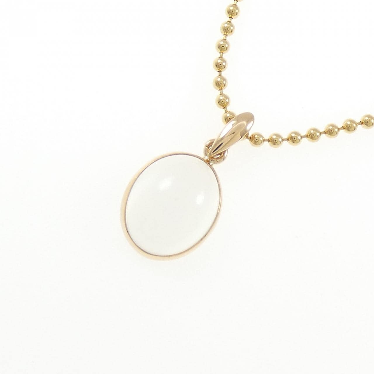 K18YG ムーンストーン ネックレス