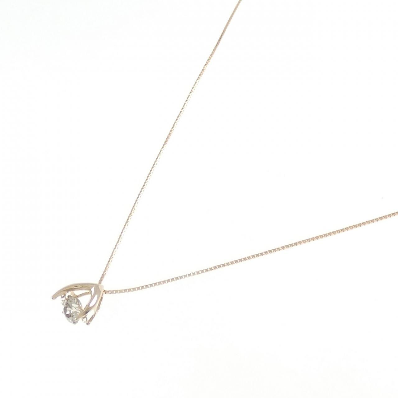 K18PG ダイヤモンド ネックレス 0.50CT