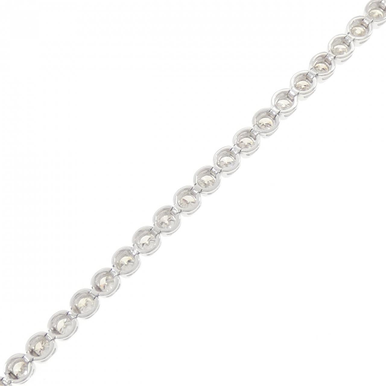 K18WG ダイヤモンド ブレスレット 2.00CT