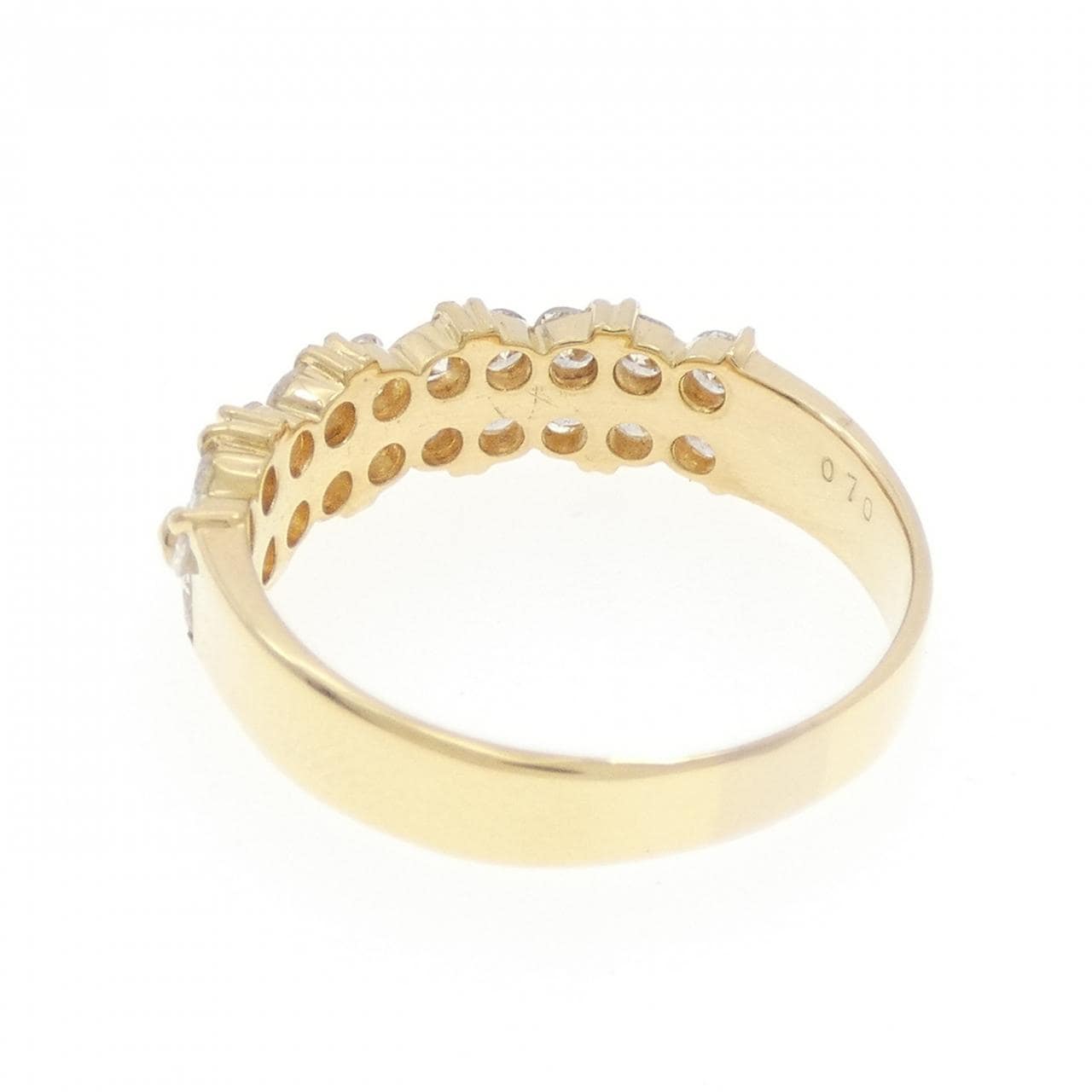 K18YG花朵鑽石戒指0.70CT