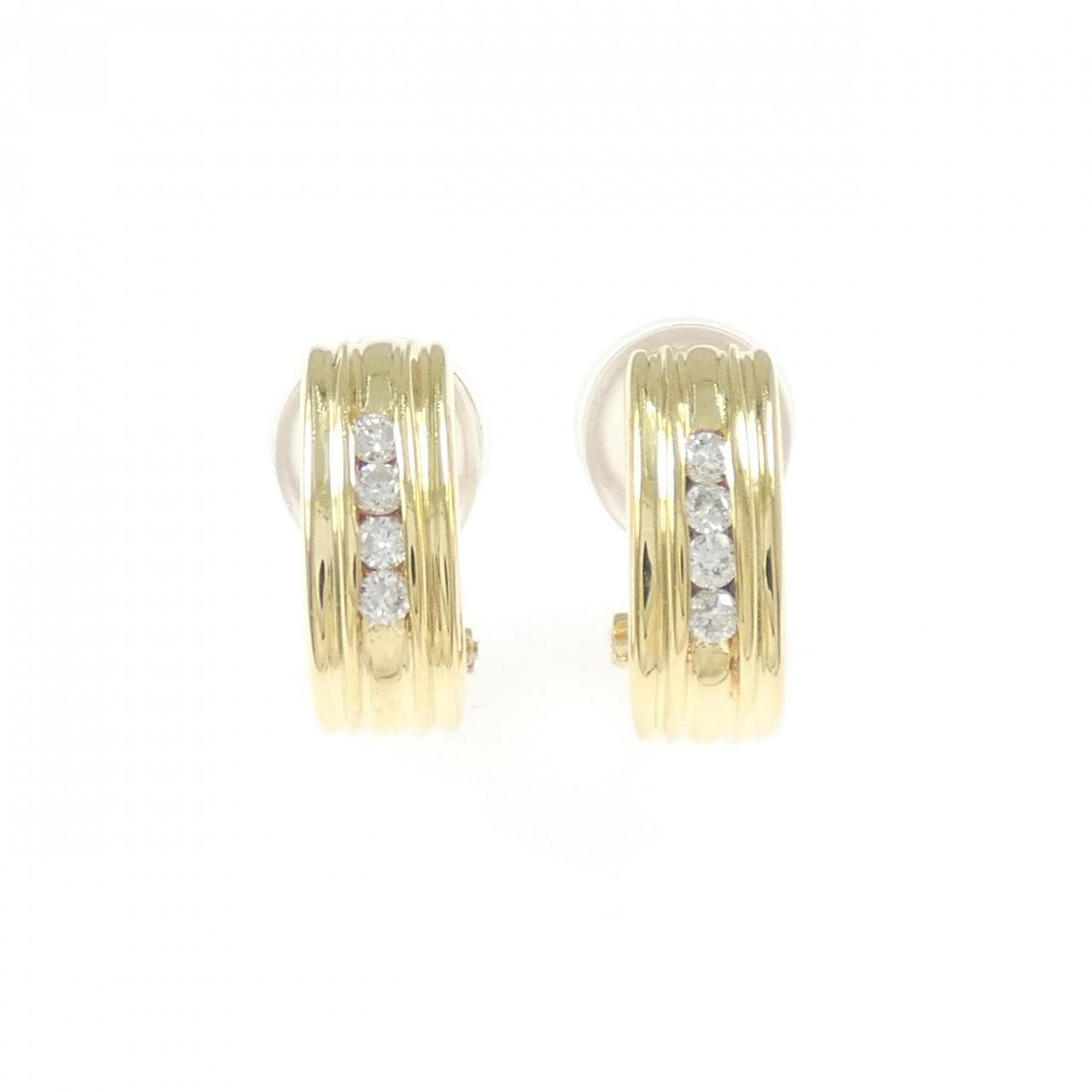 K18YG ダイヤモンド ピアス 0.20CT