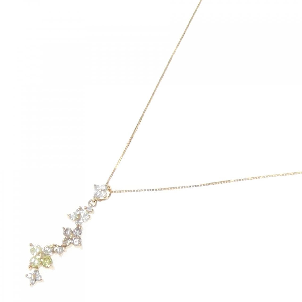 K18PG ダイヤモンド ネックレス 0.50CT