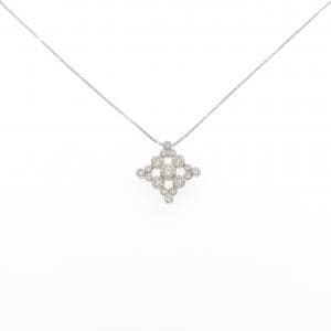K18WG ダイヤモンド ネックレス 0.82CT
