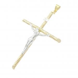 K18YG/K18WG クロス ペンダント
