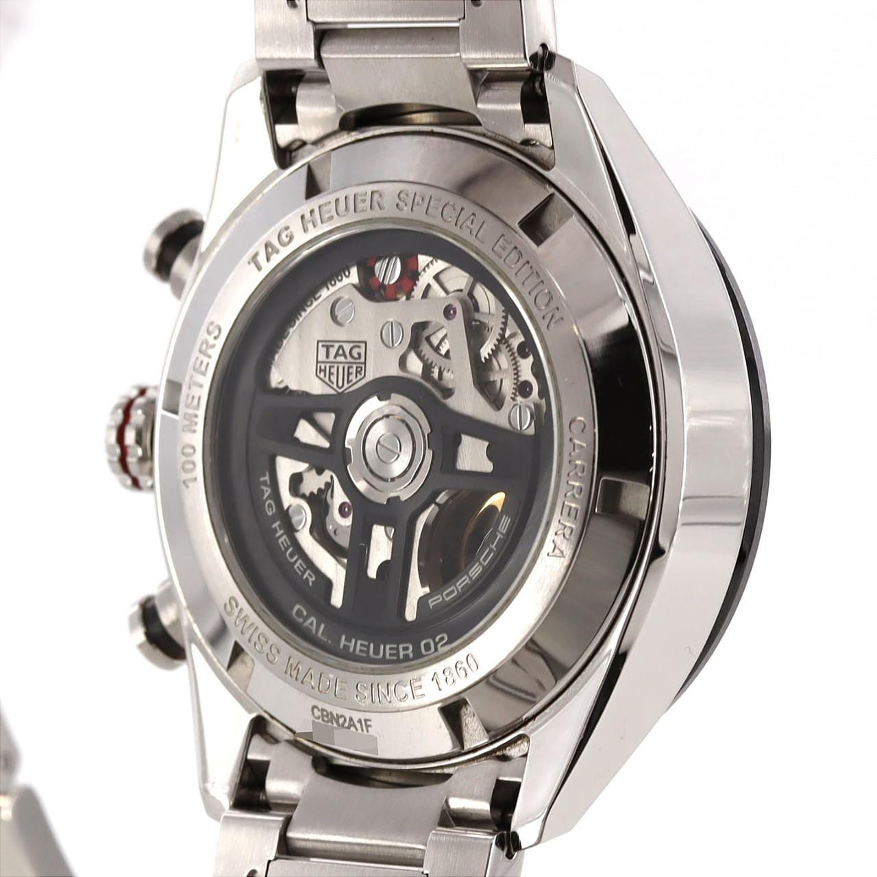 【ノーメンテナンス特価】タグ･ホイヤー カレラ･キャリバーホイヤー02クロノポルシェスペシャルエディション CBN2A1F.BA0643 SS 自動巻