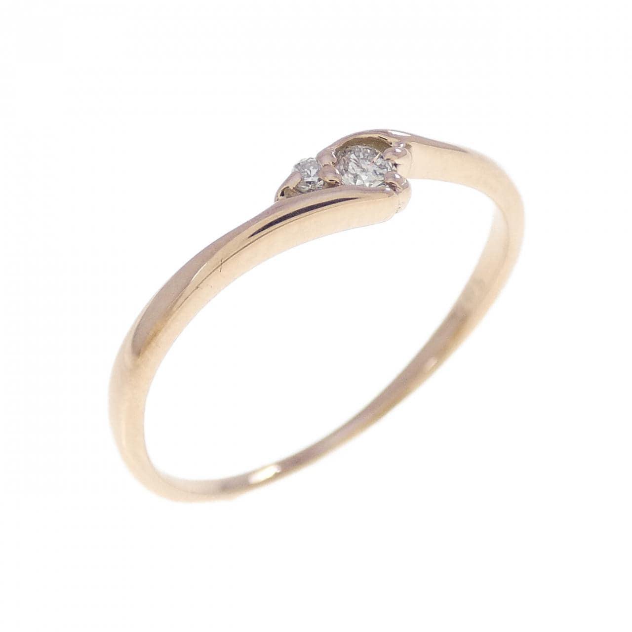 K10PG ダイヤモンド リング 0.05CT