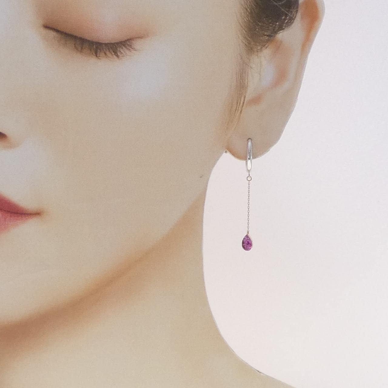 ジュネ サファイヤ イヤリング 0.52CT