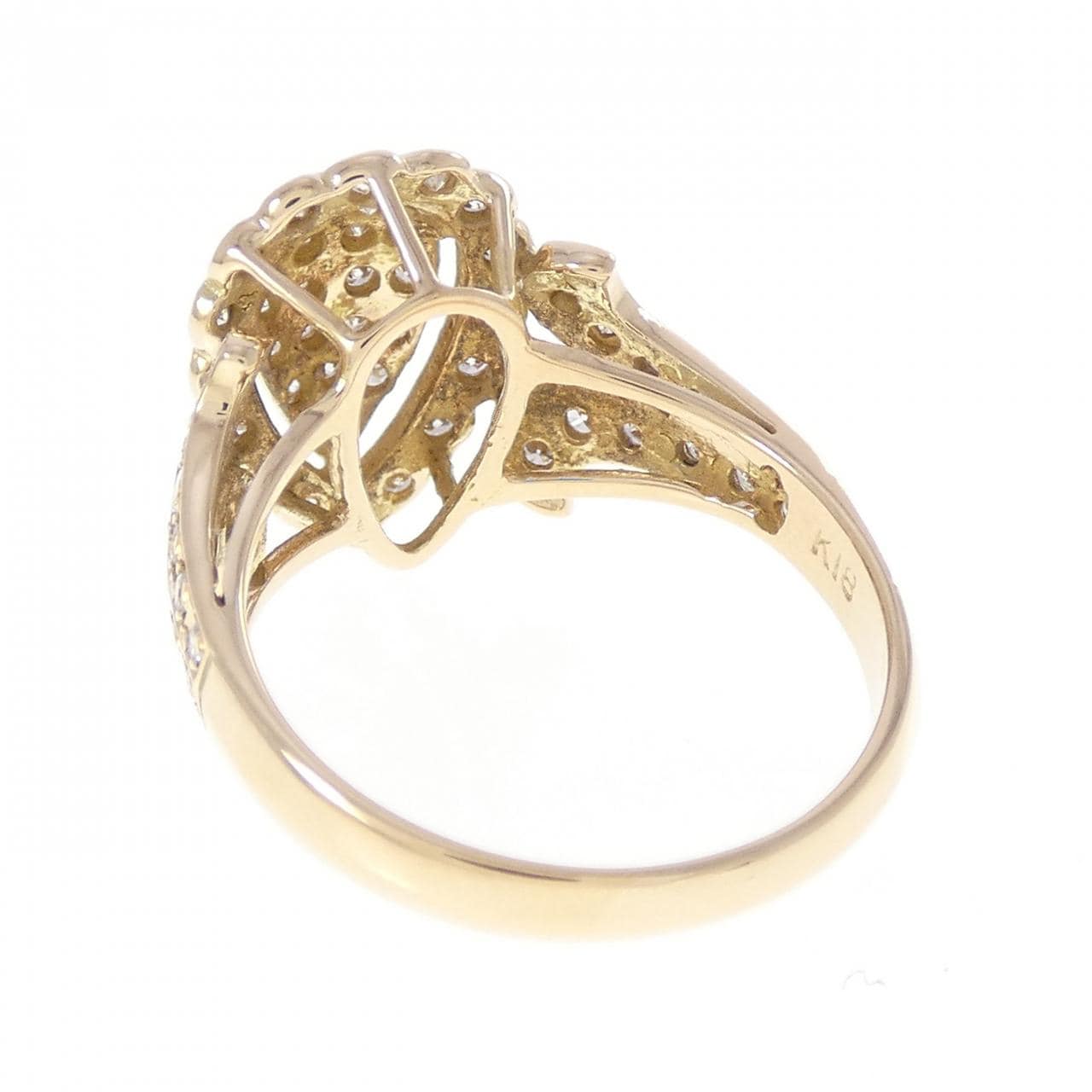 K18PG ダイヤモンド リング 0.58CT