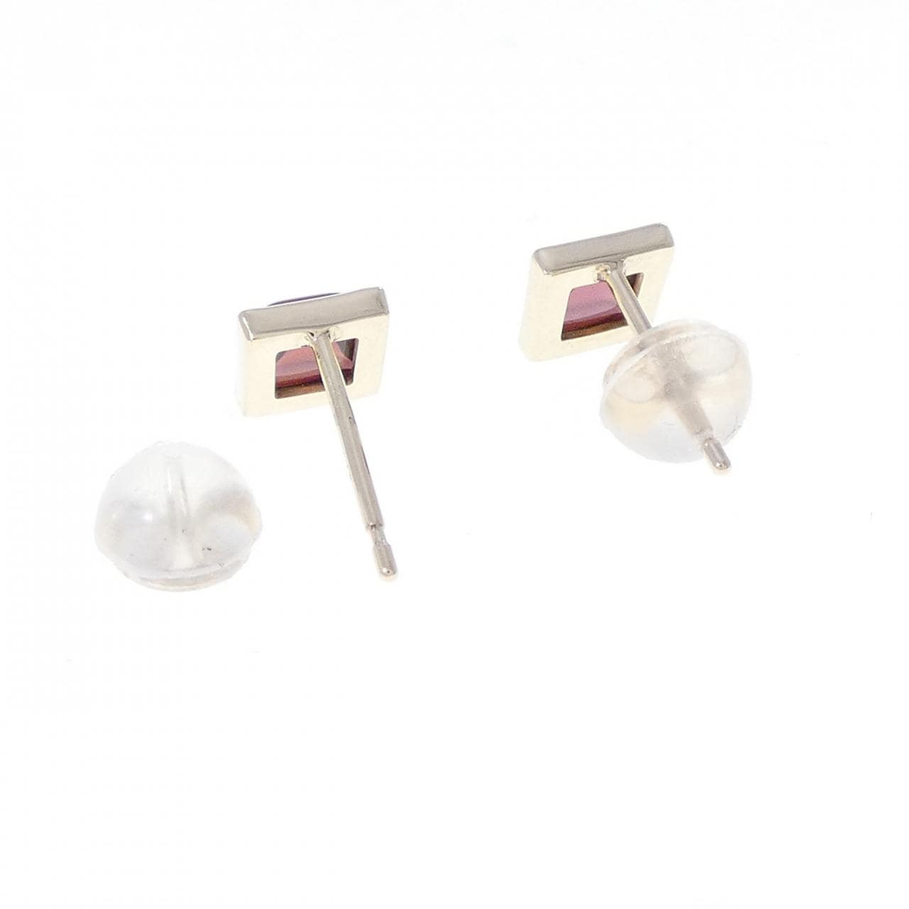 K10YG ガーネット ピアス