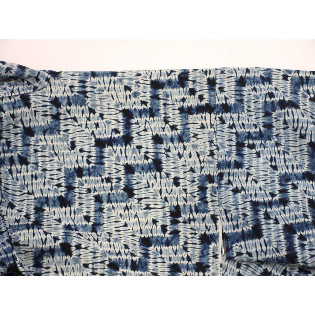 【未使用品】紬　総絞り　藍染　Ｓサイズ