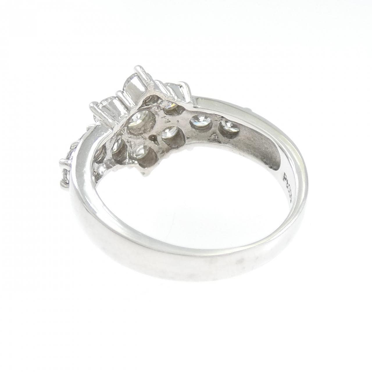 PT900 フラワー ダイヤモンド リング 1.03CT