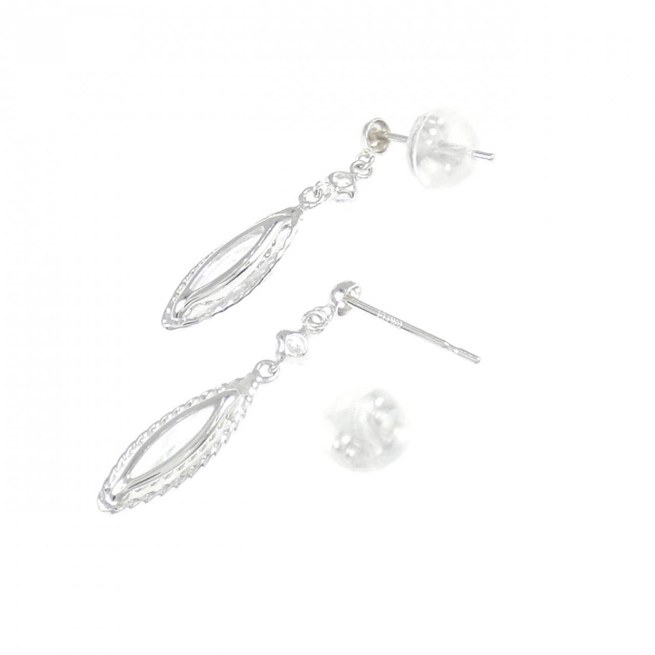 K14WG キュービック ピアス