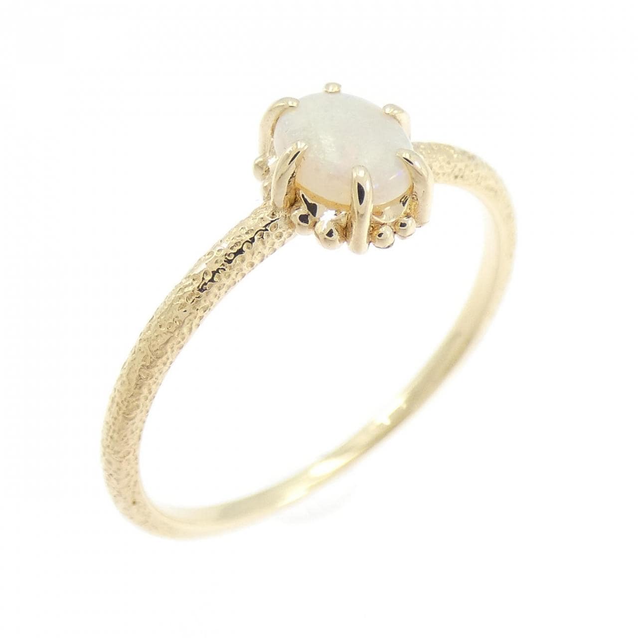 K10YG オパール リング