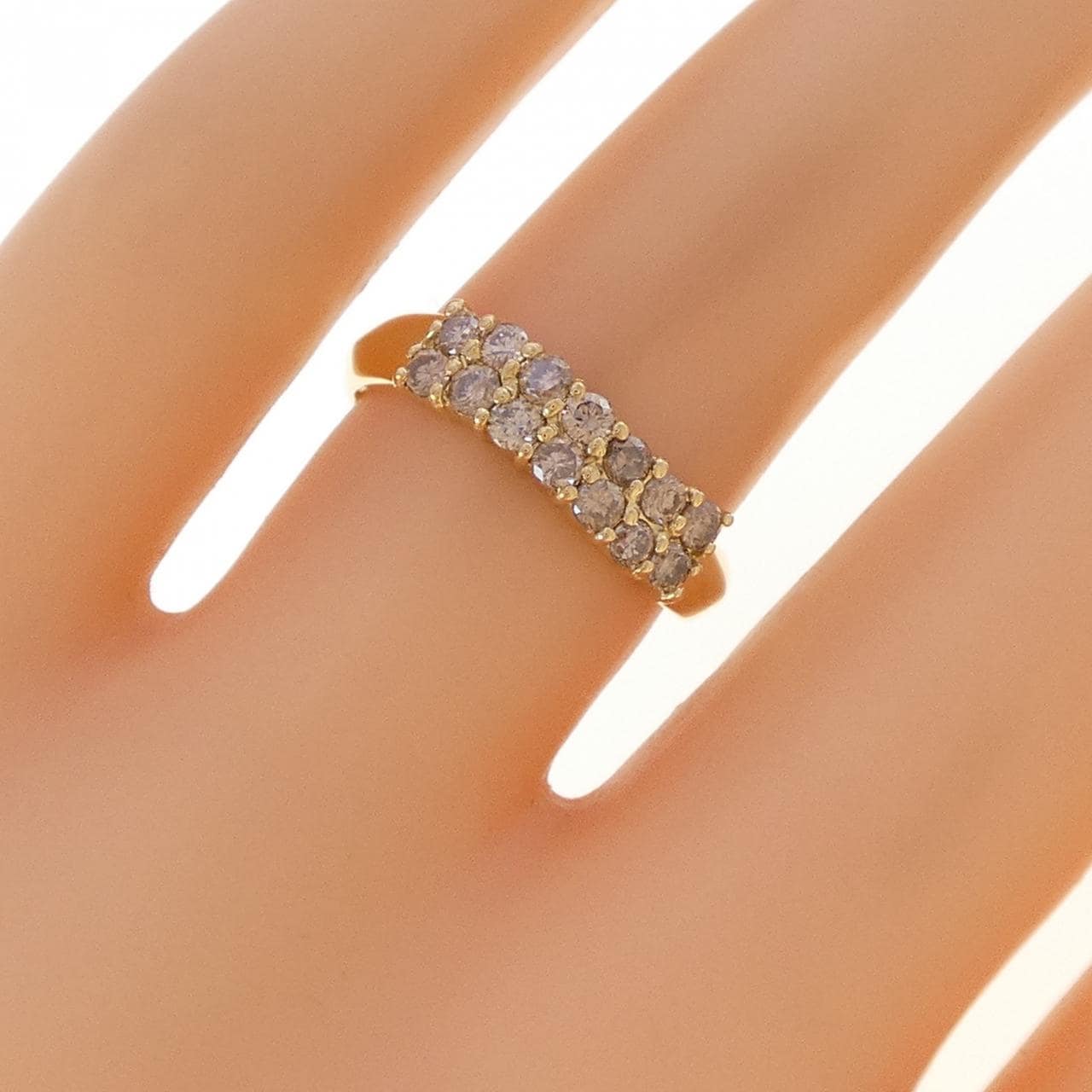 K18YG ダイヤモンド リング 0.50CT