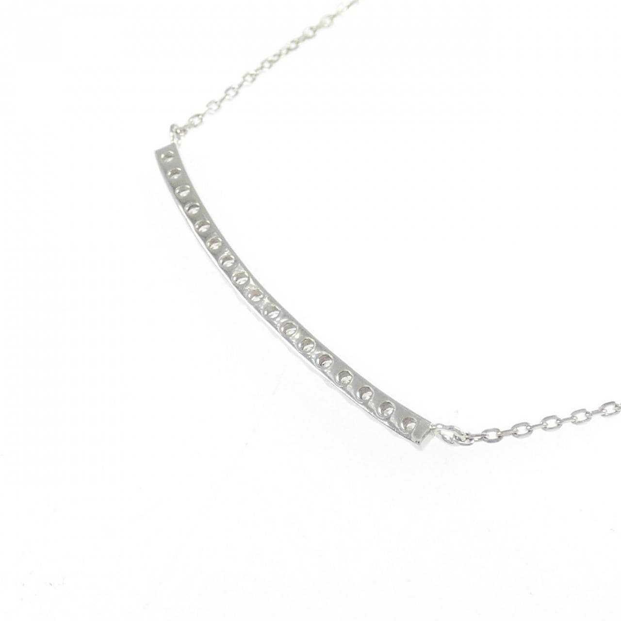 PT950/PT850 ダイヤモンド ネックレス 0.14CT