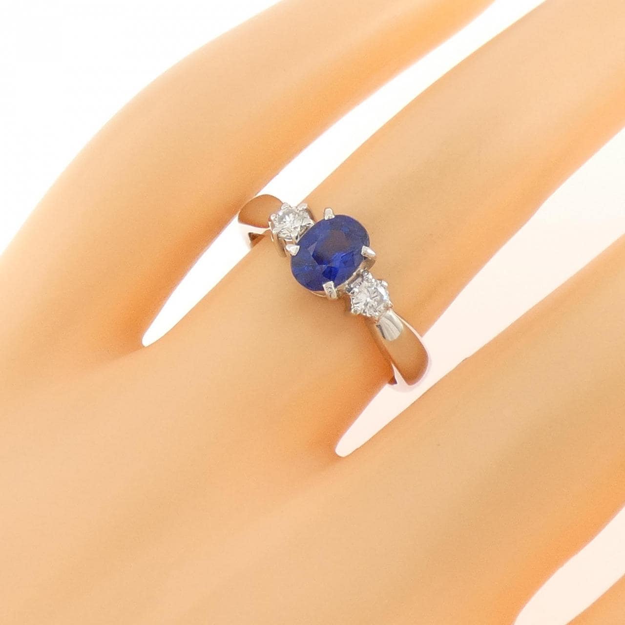 PT900 サファイヤ リング 0.82CT
