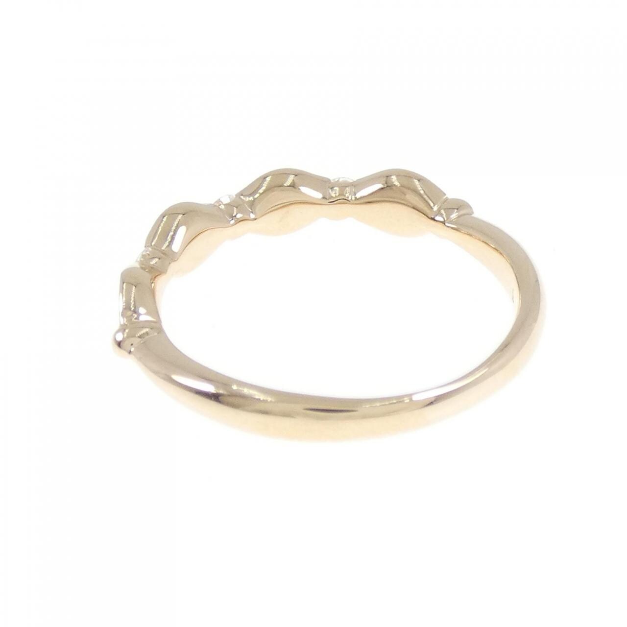 K18PG ダイヤモンド リング 0.15CT