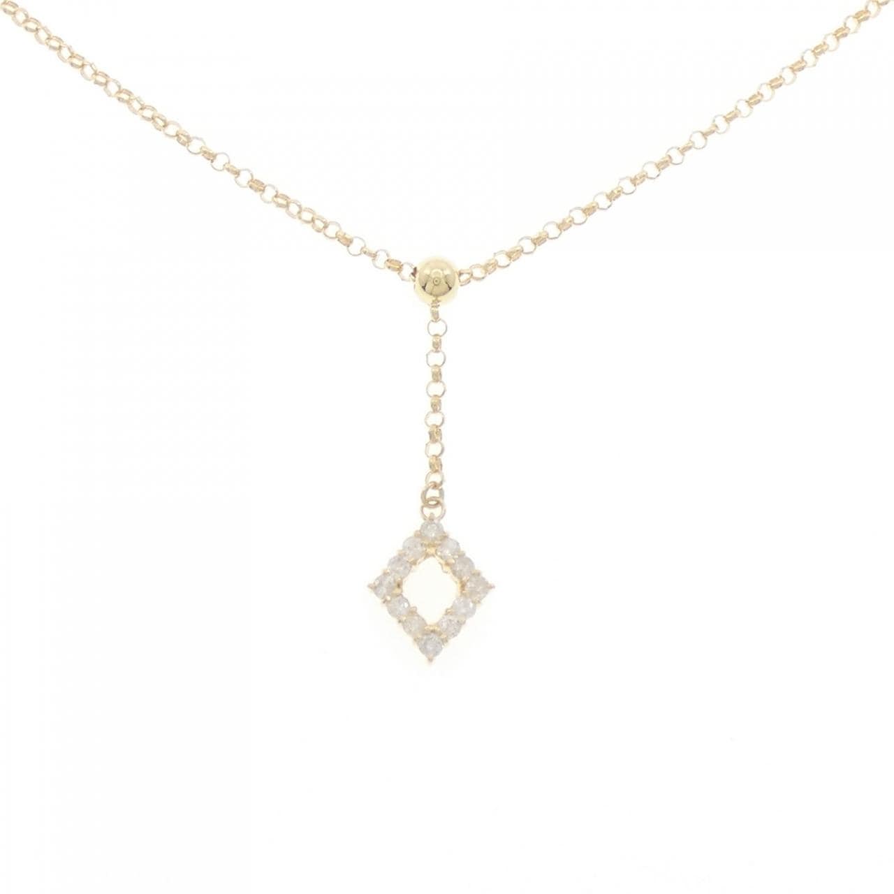 K18YG ダイヤモンド ネックレス 0.30CT