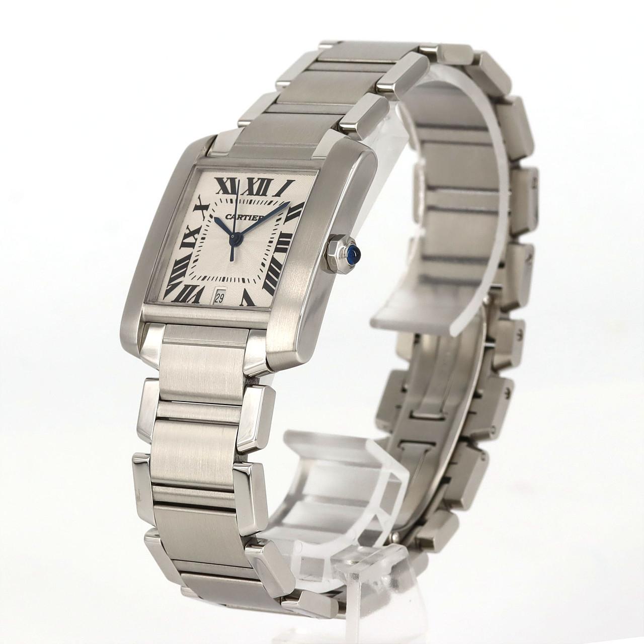Cartier Tank Française LM W51002Q3 SS自动上弦