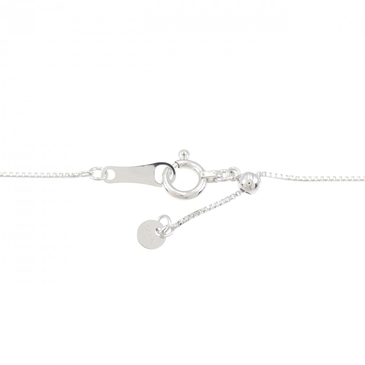 K18WG ダイヤモンド ネックレス 0.23CT